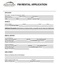 Fair Market Rental Application (Non-Program)