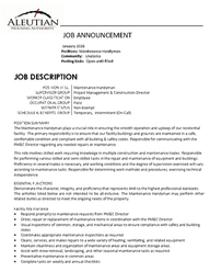 Sand Point Laborer-Carpenter